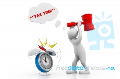 Tax Time Concept Stock Image