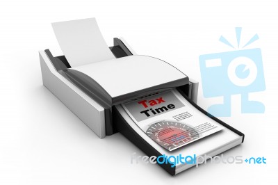 Tax Time Concept Stock Image