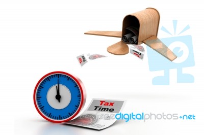 Tax Time Concept Stock Image
