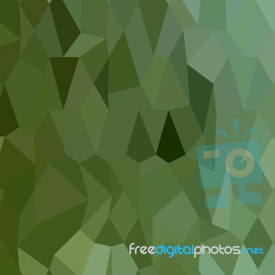 Tea Green Abstract Low Polygon Background Stock Image
