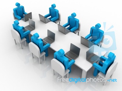 Team Meeting Stock Image