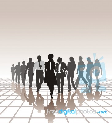 Team Of Business People Stock Image