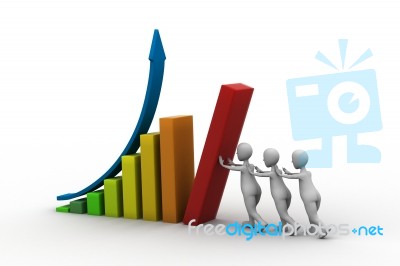 Teamwork And Success Stock Image