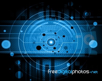 Technology Abstract Background Design Stock Image