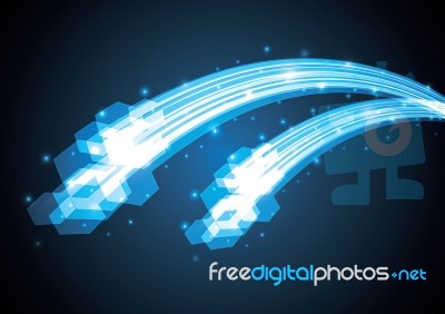 Technology Abstract Stripe Background Copy-space  Illustra Stock Image