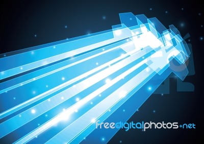 Technology Abstract Stripe Background With Copy-space  Ill Stock Image