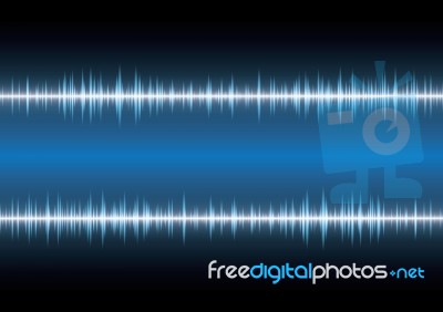 Technology Abstract Wave Signal Light Background  Illustra Stock Image