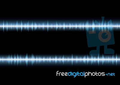 Technology Abstract Wave Signal Light Background  Illustra Stock Image