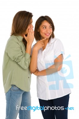 Teenage Girls Gossiping Stock Photo Royalty Free Image Id