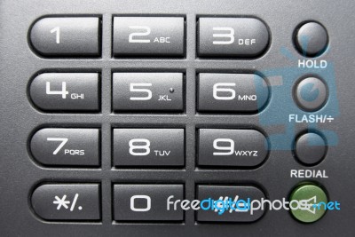 Telephone Keypad Stock Photo