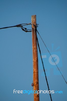 Telephone Pole And Wires Stock Photo Telephone Pole And Wires Stock Photo