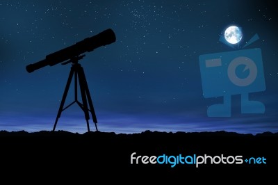 Telescope Stock Image
