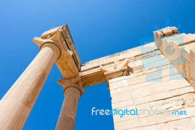 Temple Of Apollo Near Kourion Cyprus Stock Photo