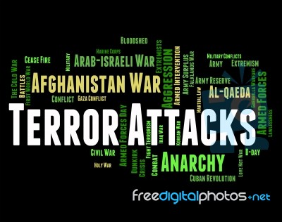 Terror Attacks Means Freedom Fighter And Fighters Stock Image Terror Attacks Means Freedom Fighter And Fighters Stock Image