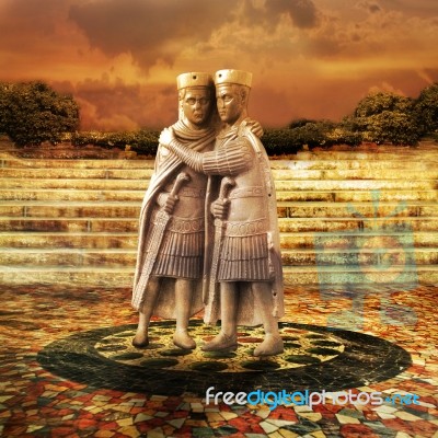 Tetrarchs Stock Photo Tetrarchs Stock Photo