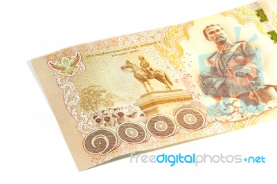 Thai Banknote Thousand Baht Stock Photo