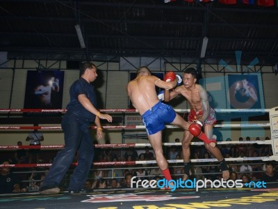 Thai Boxing Stock Photo