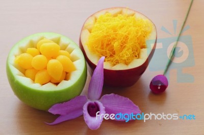 Thai Dessert Stock Photo