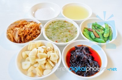 Thai Food Condiment Stock Photo