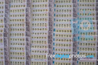 Thai Government Lottery Stock Photo
