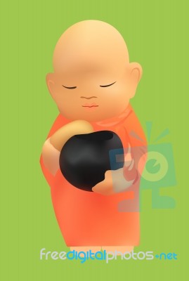  Thai Monk Stock Image