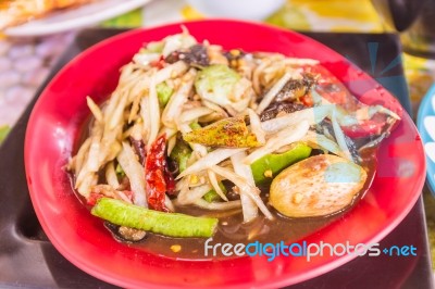 Thai Northeast Food Called 