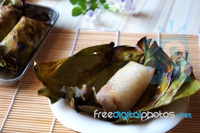 Thai Style Dessert Stock Photo