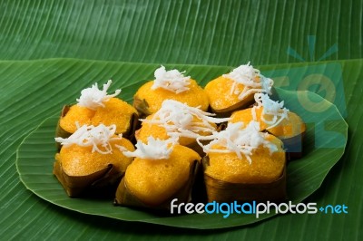 Thai Sweet Dessert Stock Photo