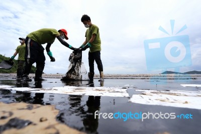 Thailand-environment-oil-pollution Stock Photo Thailand-environment-oil-pollution Stock Photo
