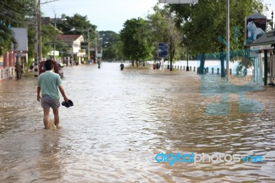 Thailand Monsoon Stock Photo
