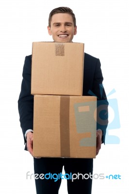 Thank You For Timely Delivery Stock Photo