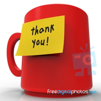 Thank You Represents Many Thanks 3d Rendering Stock Image