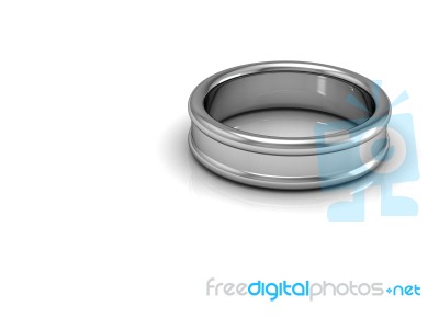 The Beauty Wedding Ring Stock Image