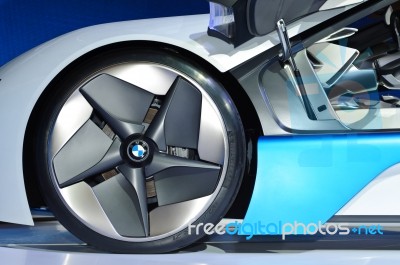 The Bmw Vision Efficientdynamics Vehicle Stock Photo