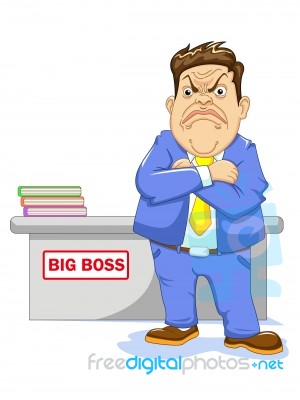 The Boss Is Mad Stock Image