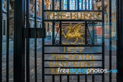 The Buffs Chapel In Canterbury Cathedral Stock Photo