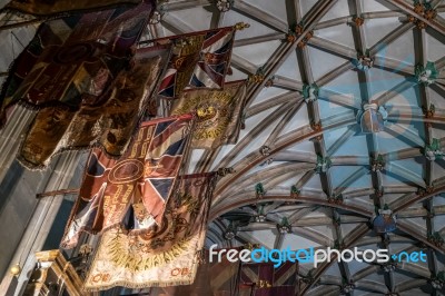 The Buffs Chapel In Canterbury Cathedral Stock Photo