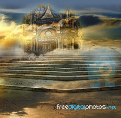 The Celestial Palace Stock Photo