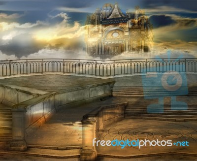 The Celestial Palace Stock Photo