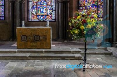 The Chapel Of Saints And Martyrs Of Our Time In Canterbury Cathe… Stock Photo