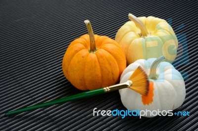 The Colour Of Pumpkin Stock Photo