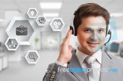 The Concept Of Business, Technology, The Internet And The Networ… Stock Photo