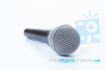 The Dynamic Microphone Stock Photo