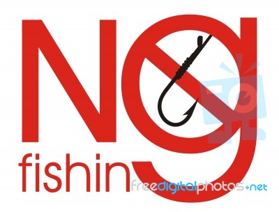 The Fishing Ban Stock Image