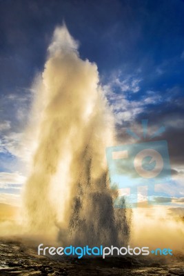 The Geysir Stock Photo