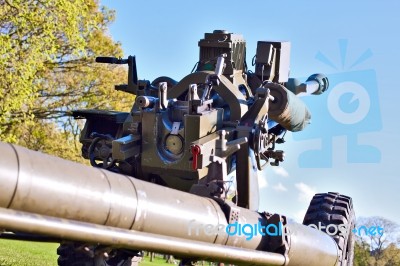 The L118 Light Gun Stock Photo The L118 Light Gun Stock Photo