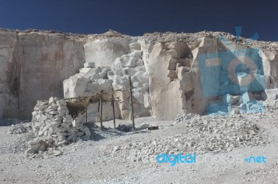 The Old Quarry Of Toconao Stock Photo
