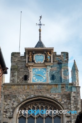 The Parish Church Of St Mary The Virgin In Rye East Sussex Stock Photo