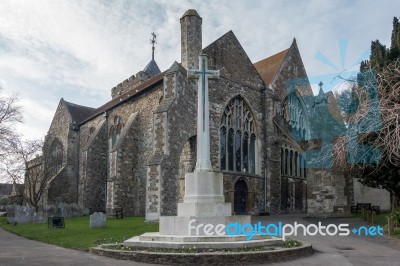 The Parish Church Of St Mary The Virgin In Rye East Sussex Stock Photo
