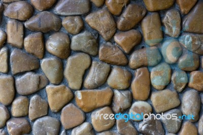 The Pebble Stone Texture , Use As Background ,pebble Stone Floor… Stock Photo